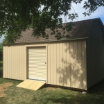 Elkhorn WI Barn with side entry steel roll up door